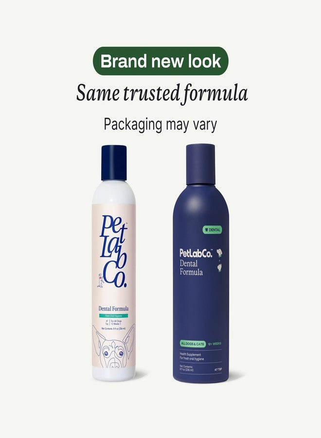 PetLab Co. Cat and Dog Dental Formula, Keep Dog Breath Fresh and Teeth Clean, Supports Gum Health - Water Additive Dental Care Targets Tartar - Packaging May Vary - Image 2