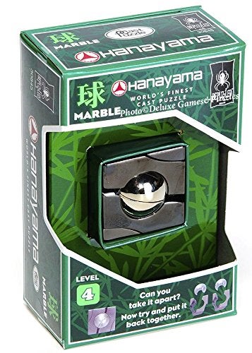 Bepuzzled MARBLE Hanayama Cast Metal Brain Teaser Puzzle - Image 2