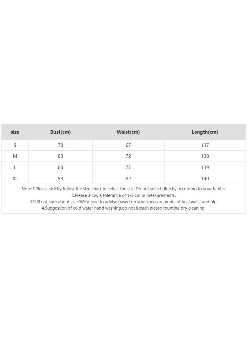 NIBEMINENT Women Print Evening Dress for Summer One-shoulder Pullover Retro Large Swing Split Skirt Long Sleeve Dresses for Women - Image 2