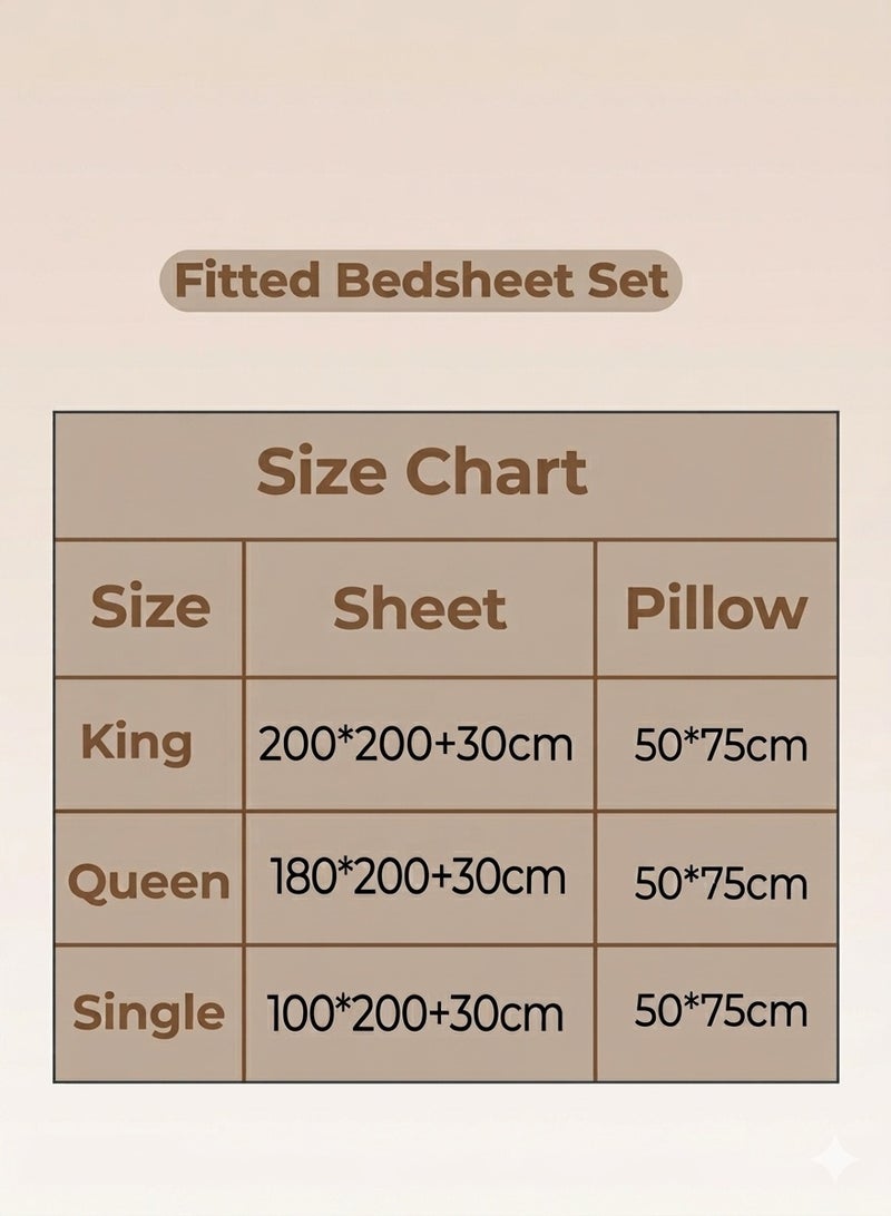 ZEESQUARE 3-Piece Black Microfiber Fitted Bedsheet Set Deep Pocket Elastic Bed Sheet with 2 Pillow Covers, Soft Breathable Wrinkle-Resistant Bedding, Machine Washable, King Queen & Single Size Bed Sheet Set - Image 2