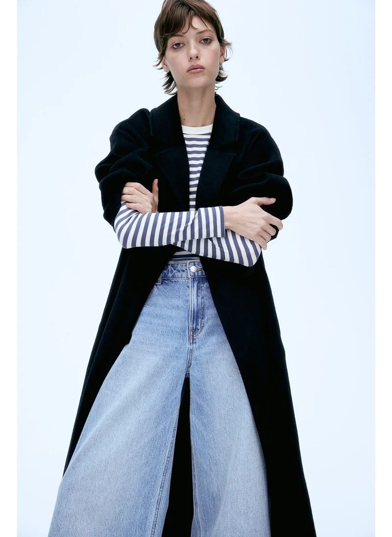 اتش اند ام Ribbed jersey top