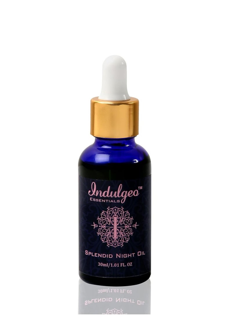 Indulgeo ESSENTIALS Indulgeo Essentials Splendid Night Oil for Face Anti Pigmentation Oil 30ml  - Image 1
