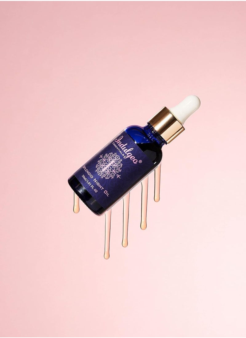 Indulgeo ESSENTIALS Indulgeo Essentials Splendid Night Oil for Face Anti Pigmentation Oil 30ml  - Image 4