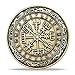 Imasoner Viking Vegvisir Coin Viking Compass Coin Wayfinder Symbol Nordic Mythology Talisman - Image 3