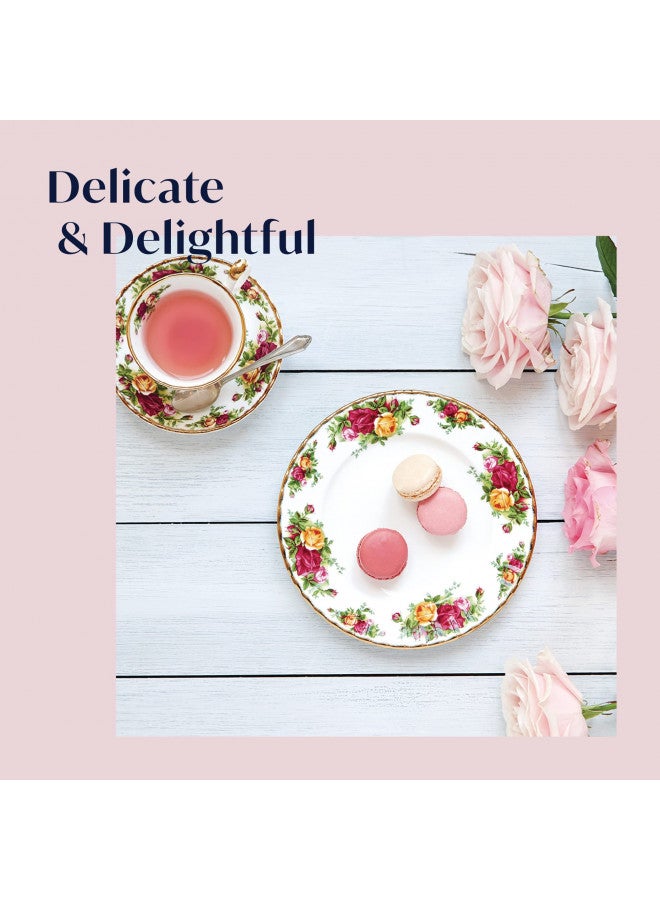 ROYAL ALBERT طقم أدوات مائدة رويال ألبرت أولد كانتري روزز 20 قطعة، متعدد الألوان - Image 4