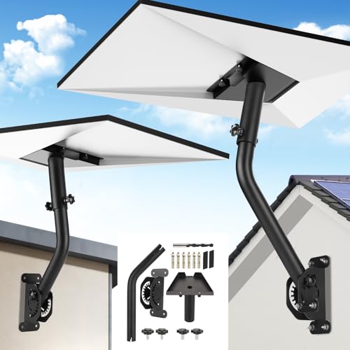 Essoy Starlink Gen 3 Mount,360°Adjustable Mounting Kit Compatible with Starlink V3 Standard Dish,Long Wall /Roof Mount for Starlink Internet Kit Satellite - Image 1