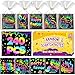 FUNNYB&G FUNNYBG 240 PCS Rainbow Scratch Paper Art Kit for Kids Easter Party Favors Goodie Bags Stuffers Bulk Birthday Classroom Gifts Easter Basket Stuffers for Girls Boys Ages 412 - Image 2