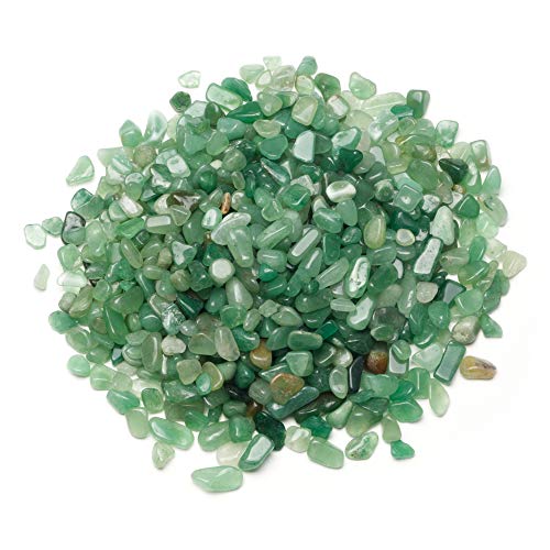 Cherry Tree Collection 1/2 Pound Polished Tumbled Gemstone Chips, Pebbles, Crystal Chips Bulk for Jewelry Making, Healing, Plants, Succulents, Aquariums, Decoration, Chakra (Green Aventurine) - Image 4