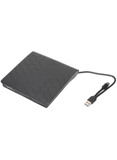 External DVD, CD Portable External Ultra-thin Burner Optical Drive CD, RW, DVD, RW Disc Duplicator Compatible with Mac MacBook Pro Air iMac and Laptops