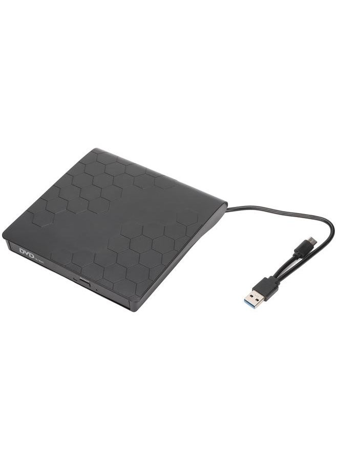 Thoraya External DVD, CD Portable External Ultra-thin Burner Optical Drive CD, RW, DVD, RW Disc Duplicator Compatible with Mac MacBook Pro Air iMac and Laptops  - Image 1