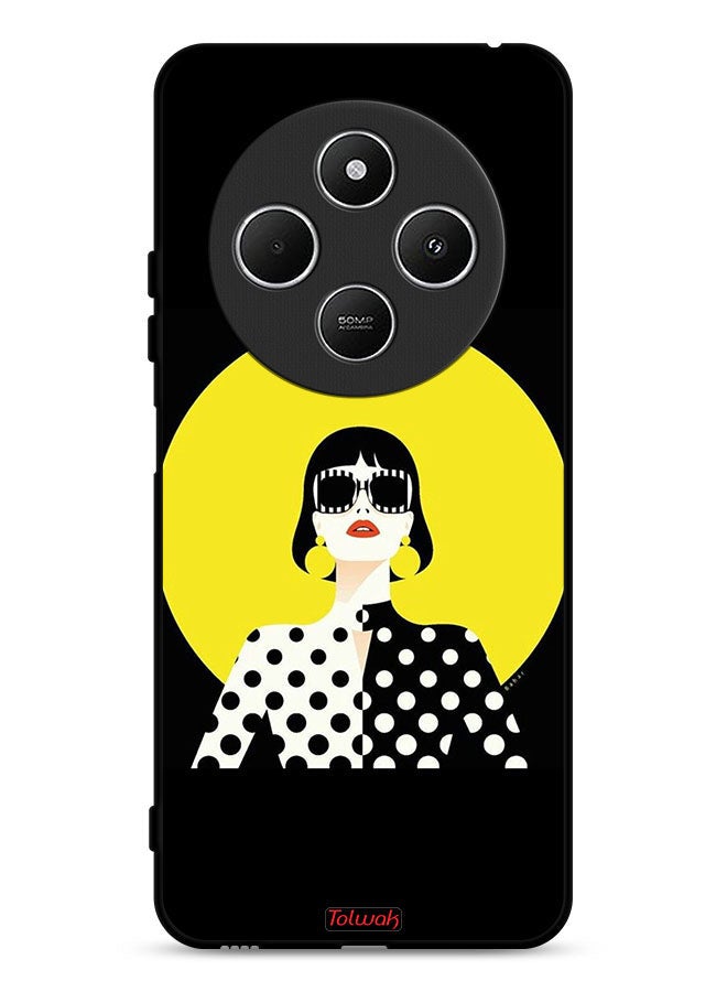 Tolwak Xiaomi Redmi 14C 4G Protective Case Cover Stylish Girl Art - Image 1