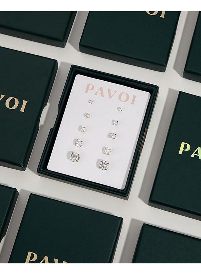 بافوا أقراط بافوي من الفضة الإسترلينية والذهب الأصفر من اللؤلؤ المزروع في المياه العذبة - 6.5 مم - جودة AAA - Image 4