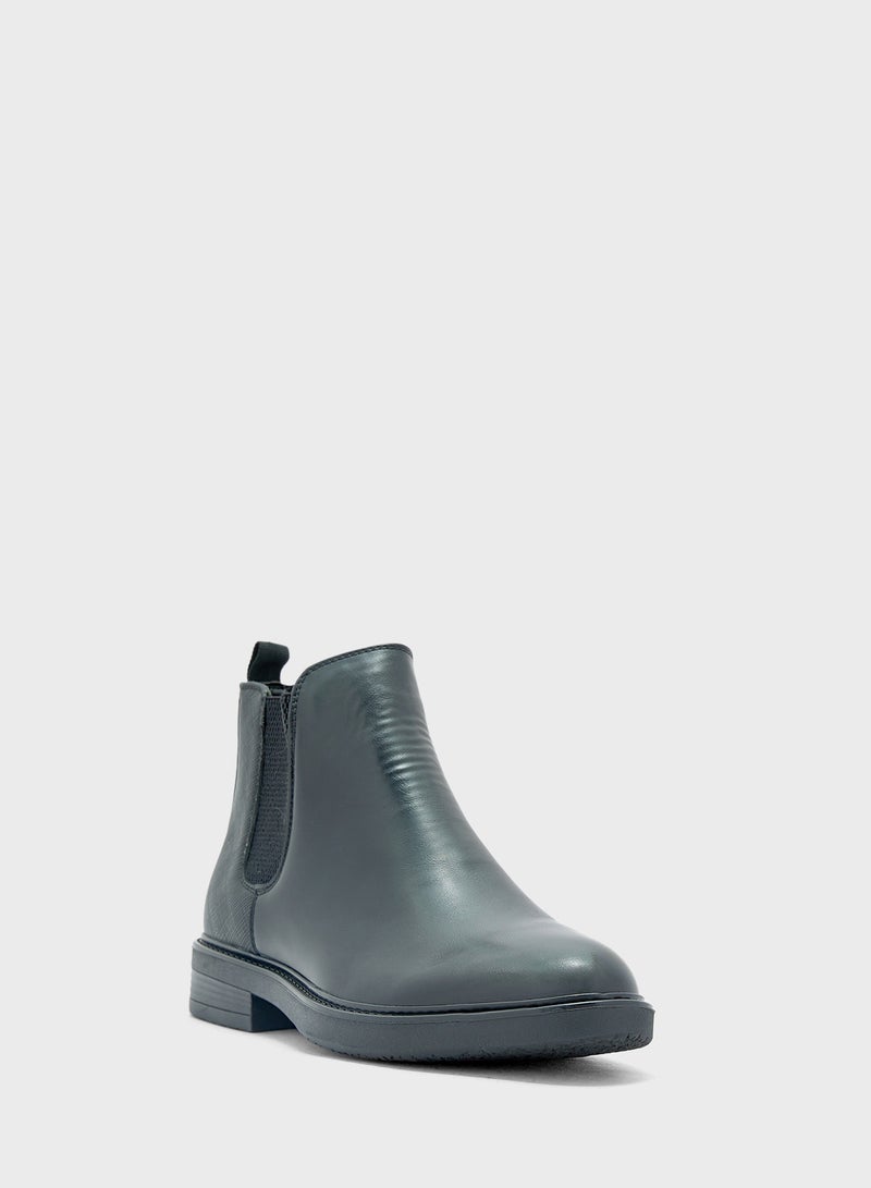 Robert Wood Safiano Texture Formal Boots - Image 2