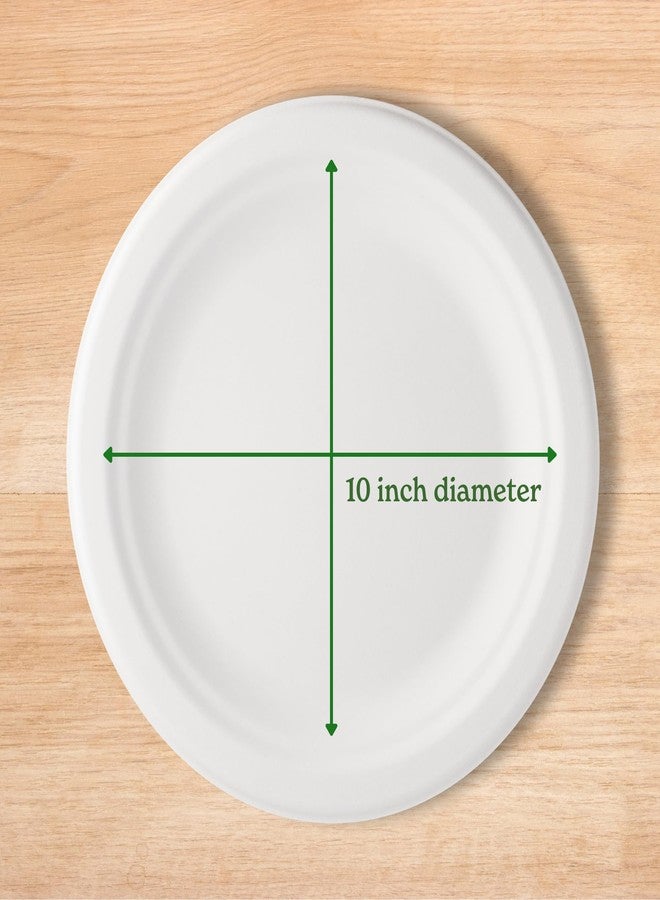 Caboo Disposable Bamboo Paper Plates, 125 Pack of 10 Inch Sturdy Biodegradable Plates, Compostable Plate, Microwave Safe Party Plate, Eco Friendly Alternative to Plastic - Image 4