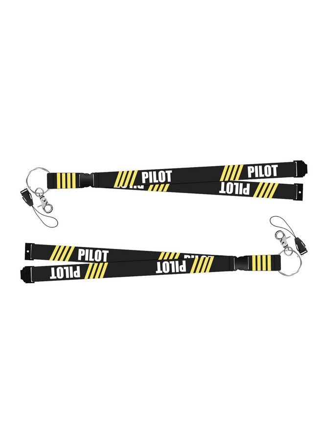 ALAMSCN Pilot Lanyard Plane Aircraft Lanyards Keychain Id Badge Holder Detachable Neck Strap Safety Keys Lanyard Keyring - Image 5