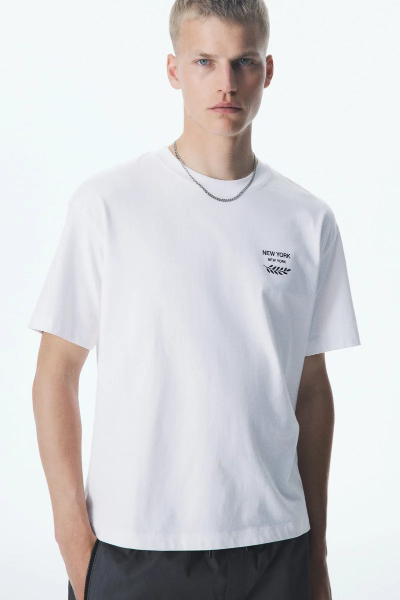 H&M Loose Fit Printed T-shirt