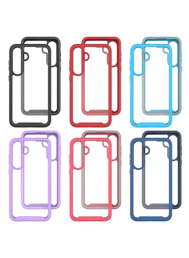erorex Case For Samsung Galaxy S23 FE 5G Starry Sky Solid Color Shockproof TPU Clear PC Phone Case - Image 2