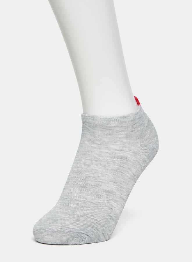 Styli Pack of 5 - Melange Detail Ankle Socks  - Image 2
