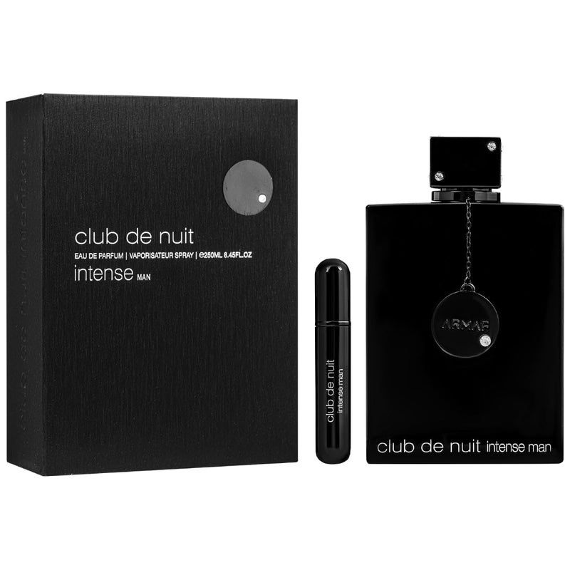 Armaf Club De Nuit Intense Man Eau De Parfum For Him Black 250ml + Mini Refillable Bottle, Perfumes For Men, Long Lasting Luxury Fragrance, Bold Masculine Scent With Lemon & Pineapple - Image 2