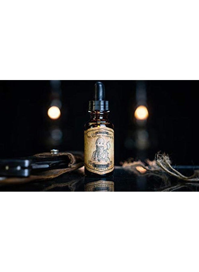 THE VINTAGE GROOMING CO. - Wildwood Beard Oil - All Natural (1oz) - Image 1