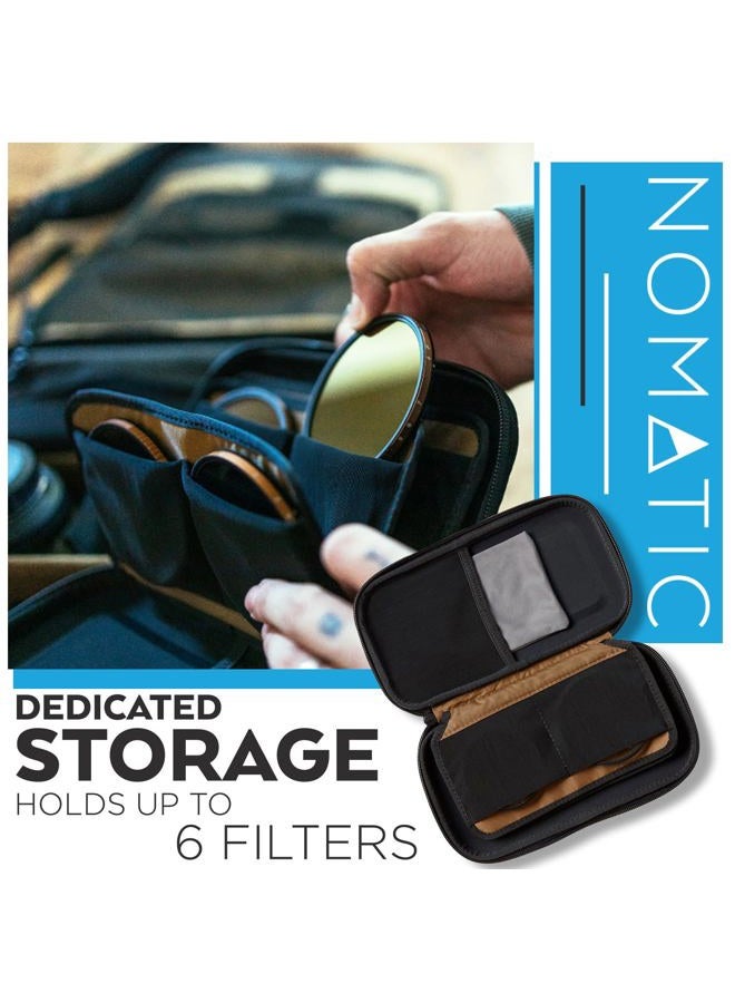 NOMATIC McKinnon Filter Case - Camera Case for Lens Filters - Fits up to 6 82mm Filters - Weather Resistant EVA Foam Tech Pouch - Image 3
