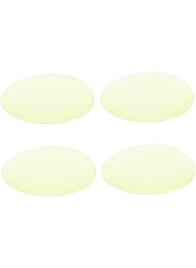 4Pcs Dark Car Keyhole Covers Protector Sticker For Door Lock Socket Trim Decoration - Image 1