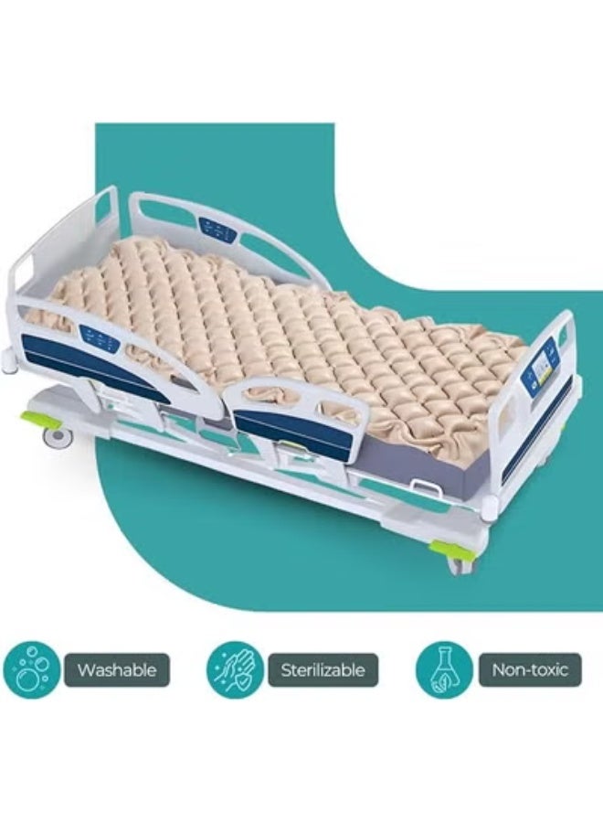 Alternating Air Pressure Mattress Pad – 130 Leak-Proof Cells, Fits Most Beds, Silent Pump, Easy-Clean Surface - Image 3