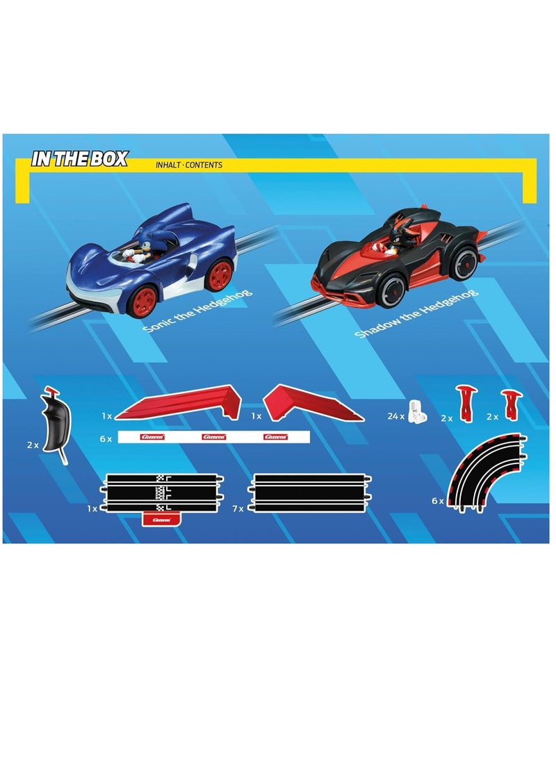 Carrera كاريرا اذهب! مجموعة سباق سونيك القنفذ للبطارية - Image 2