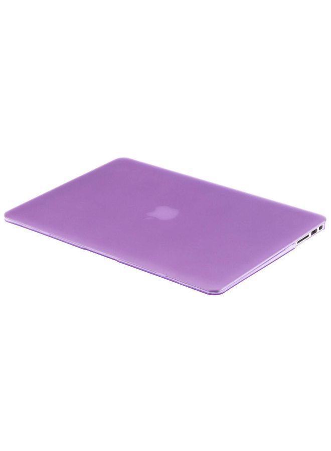 NIBEMINENT Non-slip Matte Scrub Case Cover For Apple MacBook Pro Purple  - Image 4