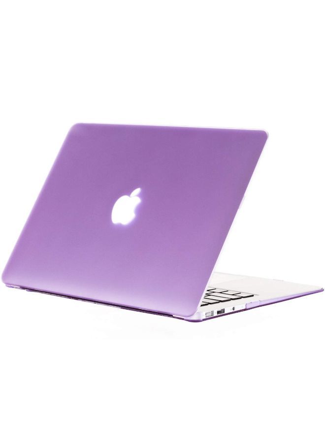 NIBEMINENT Non-slip Matte Scrub Case Cover For Apple MacBook Pro Purple  - Image 2