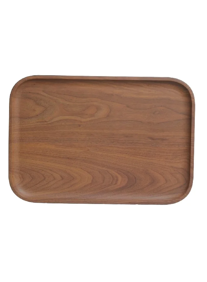 PARFAIT Bamboo Fibre Rectangular Serving Plate Brown 36 x 25 cm BB22186BF