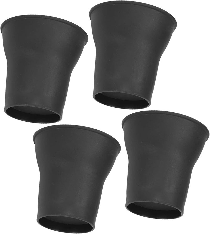 Big & small space compatible Estink Furniture Riser, 4 Pack 6 Inches Horn Shaped Black Plastic Heavy Duty Bed Riser Anti Slip Chair Table Risers for Bed Sofa Table Chair Cabinet, Supports up to 2200 Pounds Global light sturdy raw material - Image 4
