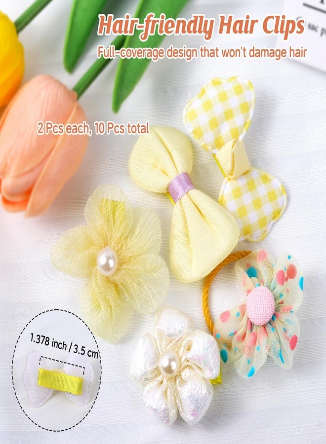 Cherocito 180+ Pcs Multi-Colored Dog Hair Accessories Set,Small Dog Hair Bows with Rubber Bands,Cute Puppy Hair Ties,Bowties for Small Dogs Cats,Dog Hair Clip,Floral Bell Collar,Flower Scrunchie - Image 3