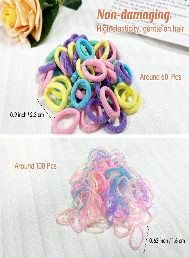 Cherocito 180+ Pcs Multi-Colored Dog Hair Accessories Set,Small Dog Hair Bows with Rubber Bands,Cute Puppy Hair Ties,Bowties for Small Dogs Cats,Dog Hair Clip,Floral Bell Collar,Flower Scrunchie - Image 5