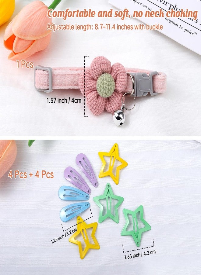 Cherocito 180+ Pcs Multi-Colored Dog Hair Accessories Set,Small Dog Hair Bows with Rubber Bands,Cute Puppy Hair Ties,Bowties for Small Dogs Cats,Dog Hair Clip,Floral Bell Collar,Flower Scrunchie - Image 4