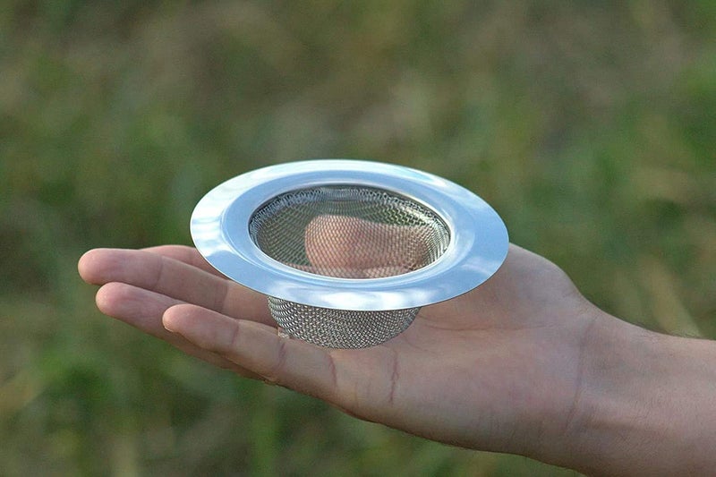 Kuber Industries Stainless Steel Strainer Kitchen Drain Basin Basket Filter Stopper Drainer Sink Jali 113 cm SilverKUBMART3314 - Image 5