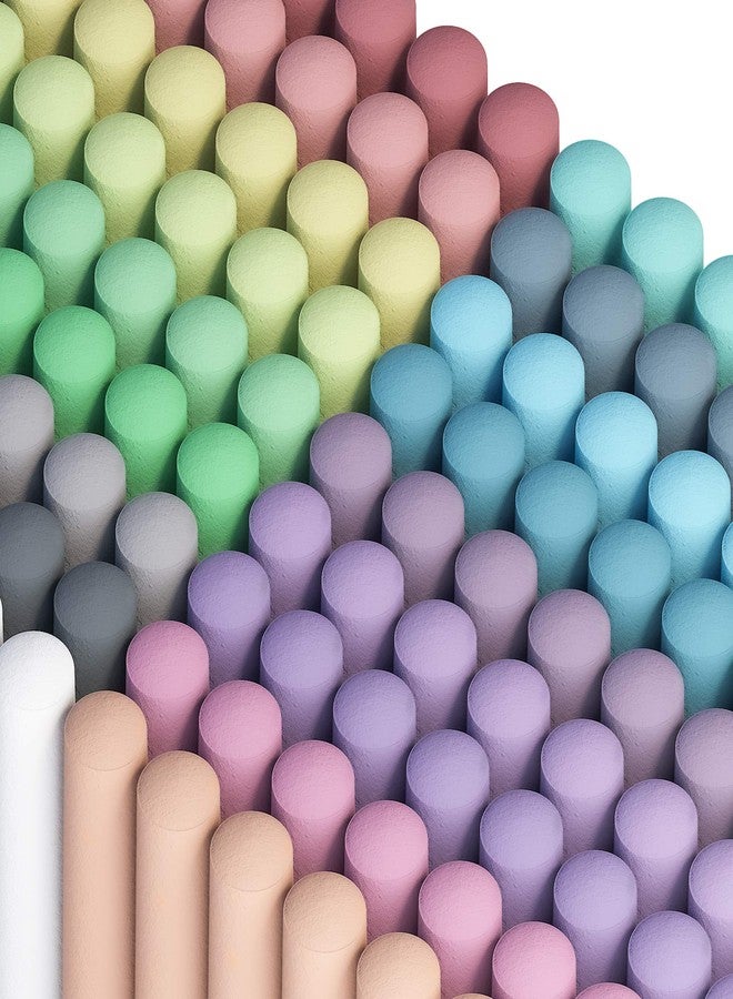 feela Sidewalk Chalk, 162 Pack 18 Colors Sidewalk Chalk Set For Kids Jumbo Chalk Bulk, Great for Kids Family, Paint on Sidewalk Wall School Driveway Blackboard Street Playground - Image 1