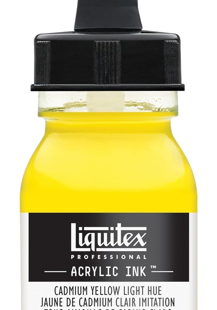 Liquitex Professional Acrylic Ink - Cadmium Yellow Light Hue, 30ml - Image 1