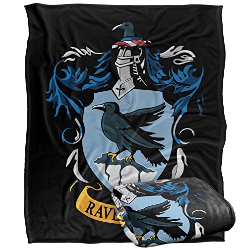 LOGOVISION Harry Potter Ravenclaw Crest Officially Licensed Silky Touch Super Soft Throw Blanket 50 x 60 