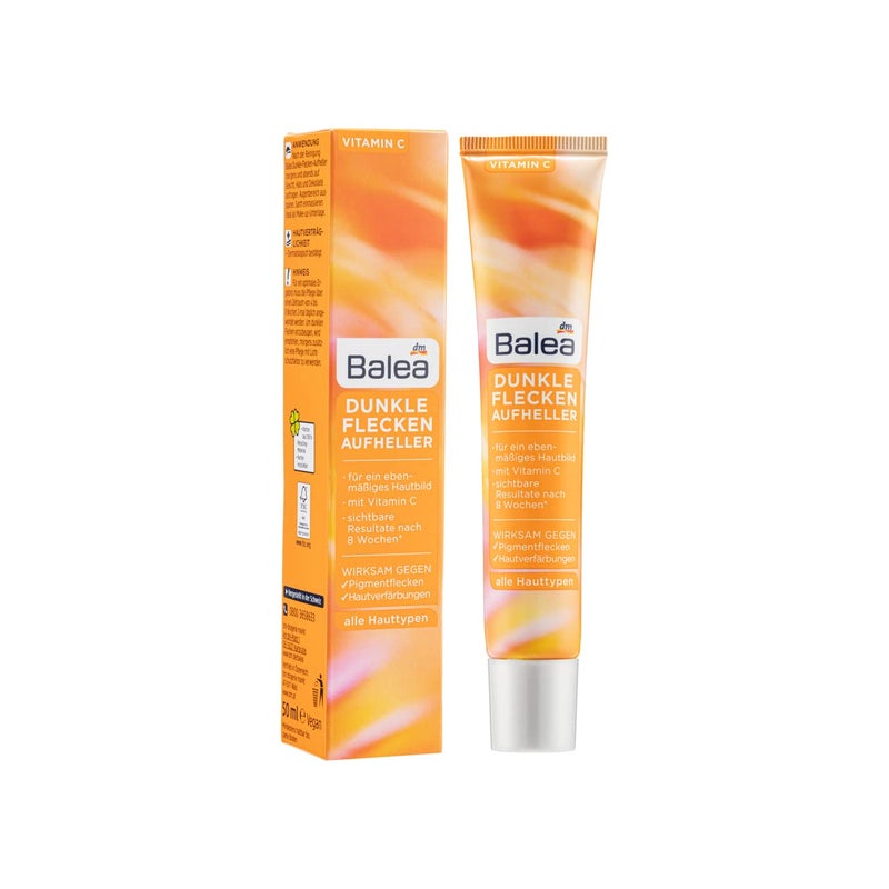 Balea Dark-Spots Brightener with Belides TM (A Highly Effective, ECOCERT Botanical Skin-Lightener) & Concentrated Vitamin C - 50ml - Image 1