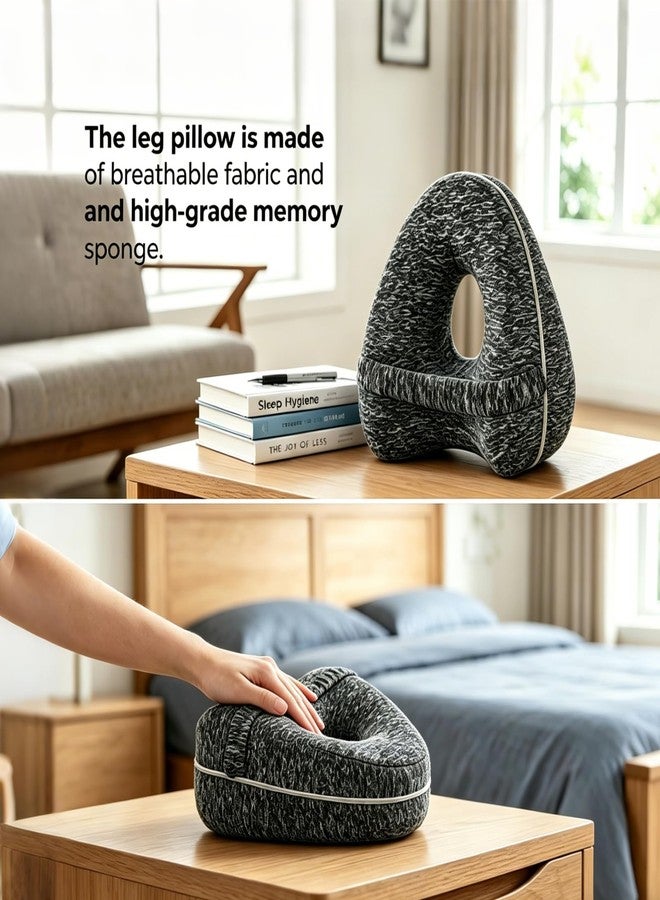Revoget Alignment Pillows for Side Sleepers, Side Sleeper Leg Support,Hip Alignment Pillow for Legs/Hips/Buttocks/Back (Gray) - Image 3