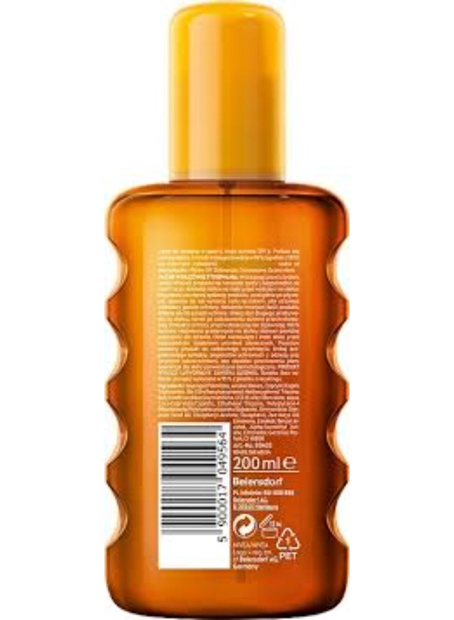 Nivea Sun Carrot Solar Oil SPF6 200ml - Image 3