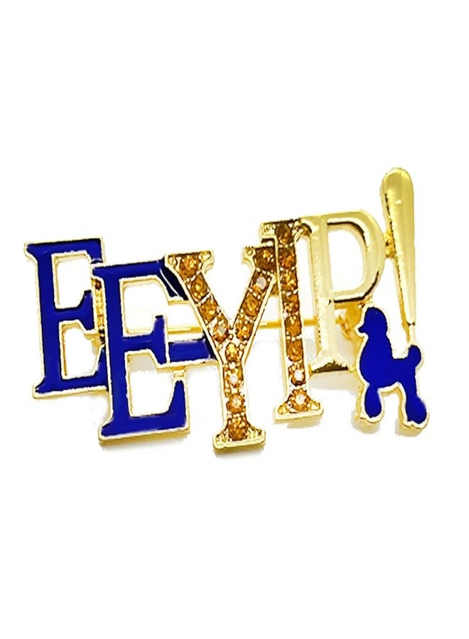 muiot SIGMA GAMMA RHO sorority society Symbol poodle EE-YIP letter Label Enamel Metal Brooch Pin - Image 1