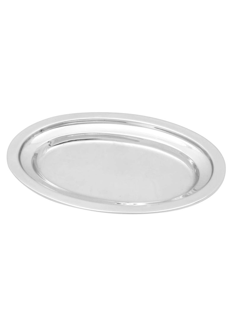Stainless Steel Oval Tray Serving Tray 25cm