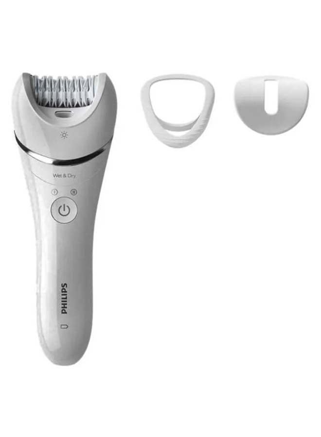 Philips Epilator Series 8000 Wet And Dry Epilator BRE700/01, 2 Years Warranty White - Image 1