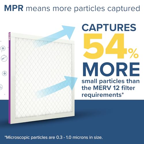 Filtrete 20x20x1 AC Furnace Air Filter, MERV 12, MPR 1500, CERTIFIED asthma & allergy friendly, 3 Month Pleated 1-Inch Electrostatic Air Cleaning Filter, 4-Pack (Actual Size 19.69x19.69x0.78 in) - Image 4