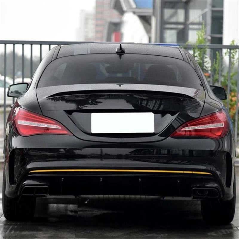 Vuzmode Carbon Fiber Look Rear Trunk Spoiler for CLA Class - Image 5