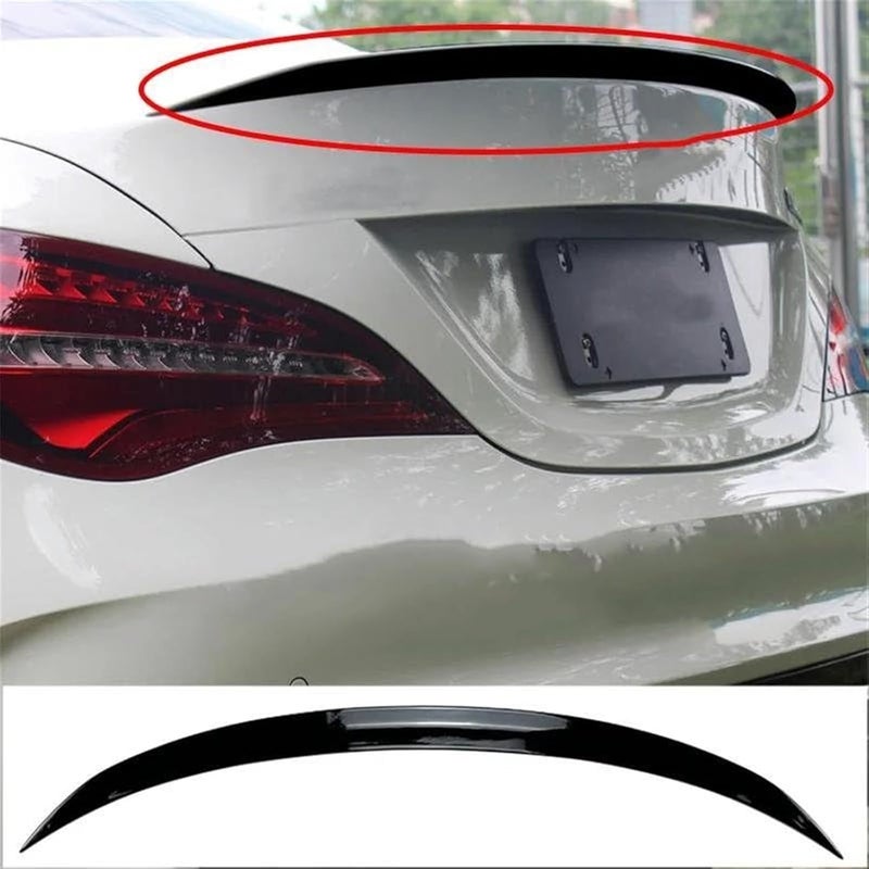 Vuzmode Carbon Fiber Look Rear Trunk Spoiler for CLA Class - Image 2