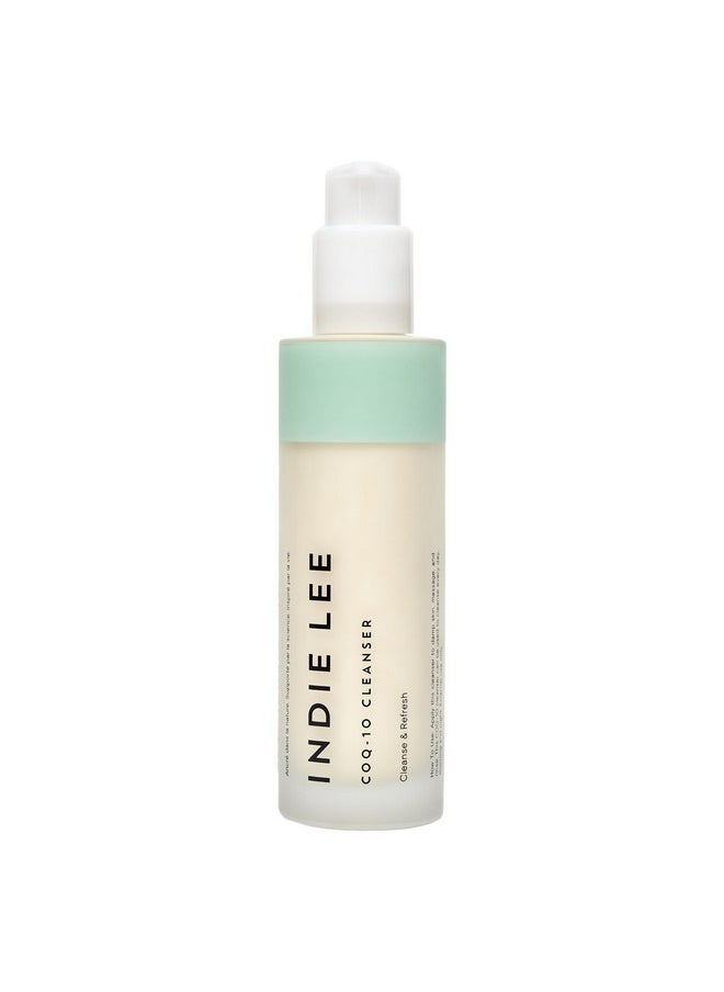INDIE LEE - Coq 10 Cleanser Creamtomilk Facial Cleanser Enriched With Hydrating Grape Seed & Jojoba Oil And Soothing Aloe Vera For A Nourished Healthy Glow (125 Fl Oz) - Image 1