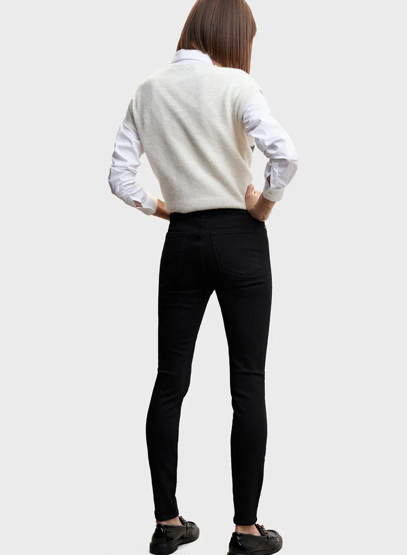 MANGO High Waist Jeans